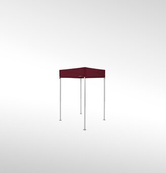 A bordeaux folding gazebo 1.5x1.5 m.