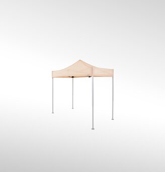 Gazebo pieghevole 3x1,5 m nel colore ecru.