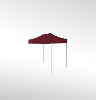 Un gazebo pieghevole bordeaux di 3x2 m.