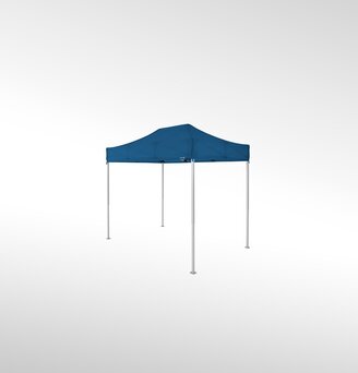 Un gazebo pieghevole blu chiaro di 3x2 m.